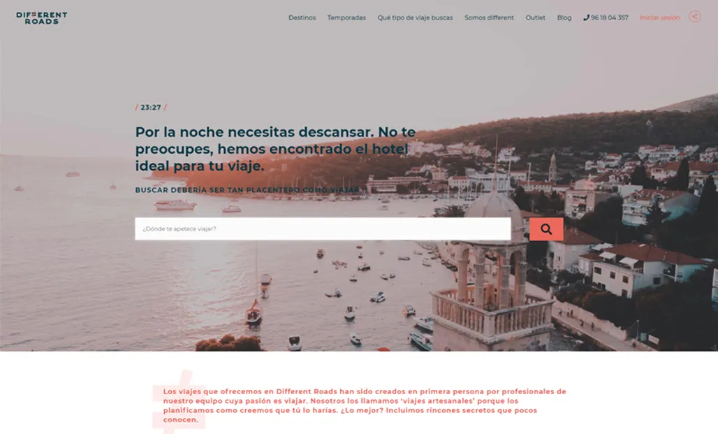 Desarrollo a medida Different Roads