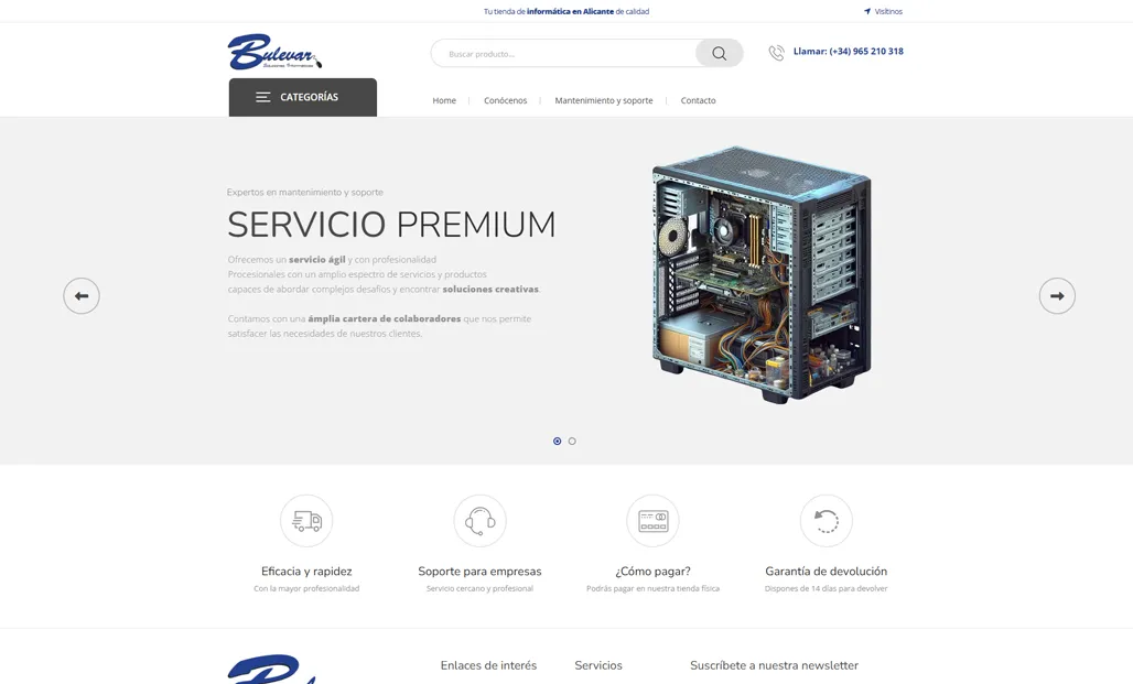 Desarrollo a medida Bulevar Informática